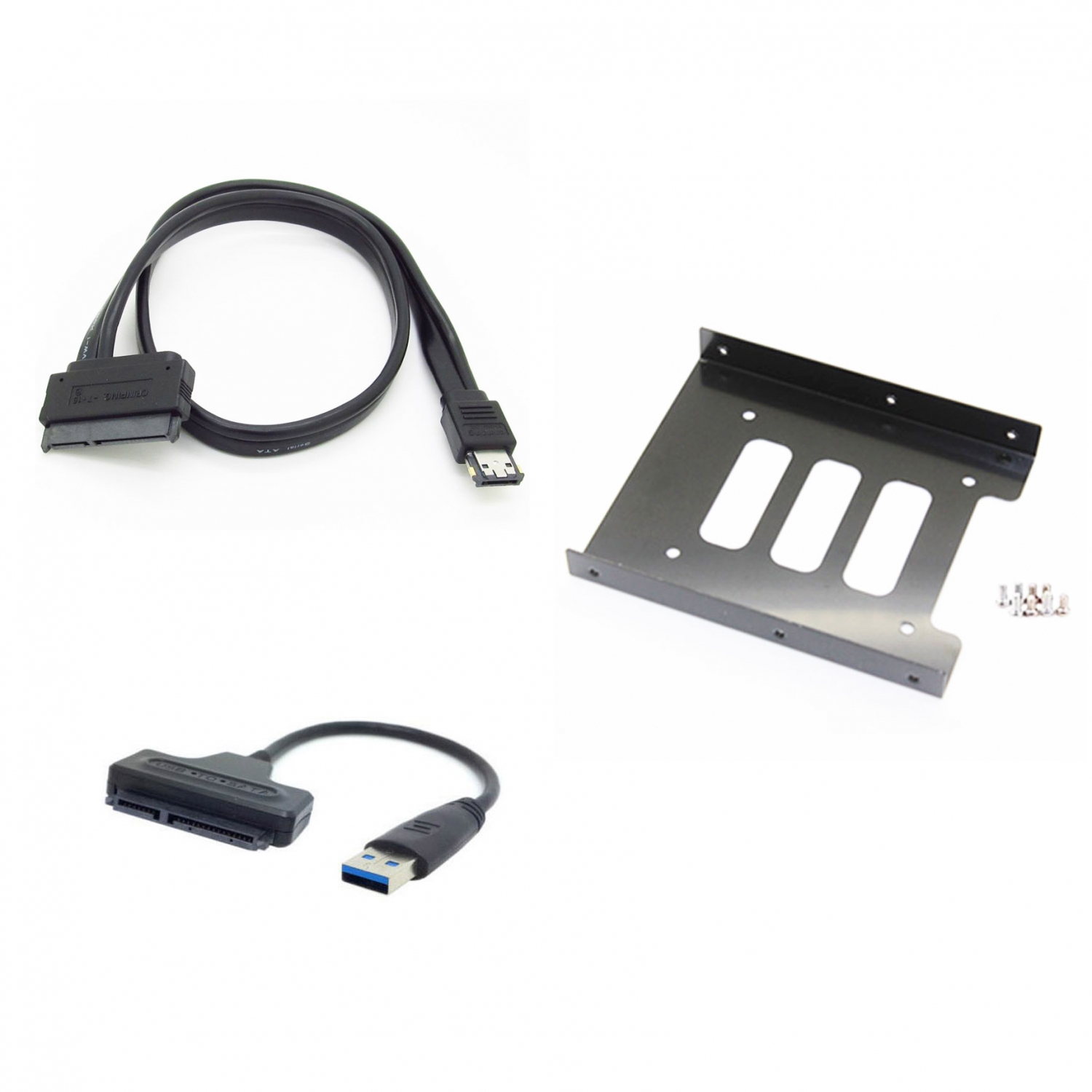 Dual Power ESATA USB 12V 5V Combo To 22Pin SATA USB Hard Disk Cable